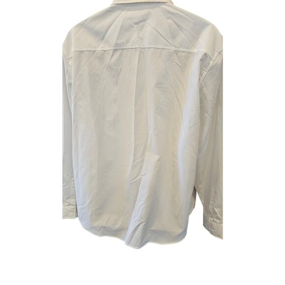 COofandy sz XL Long Sleeve white performance button up dress work shirt EUC mens - Picture 3 of 7